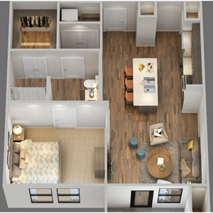 One Bedroom / One Bath 